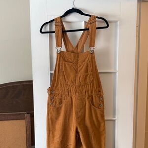 Free People Brown Corduroy Jumpsuit